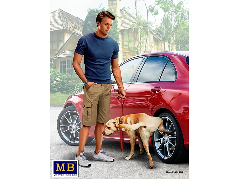 Bart and Radley (dog). What he really think of your car.