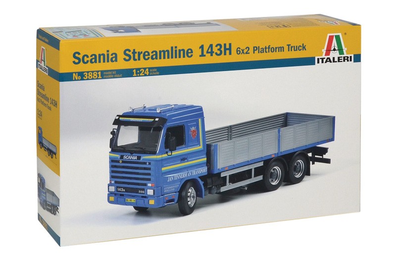 Scania Streamline 143H 6x2 platform truck