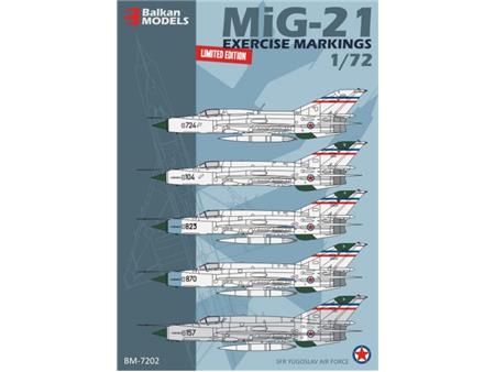 MiG-21 Vadbene oznake 1:72