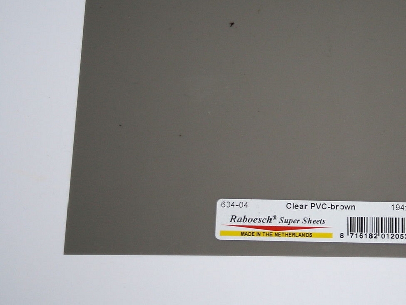 PVC prozorne plošče 328x475 mm (zatemnjene)