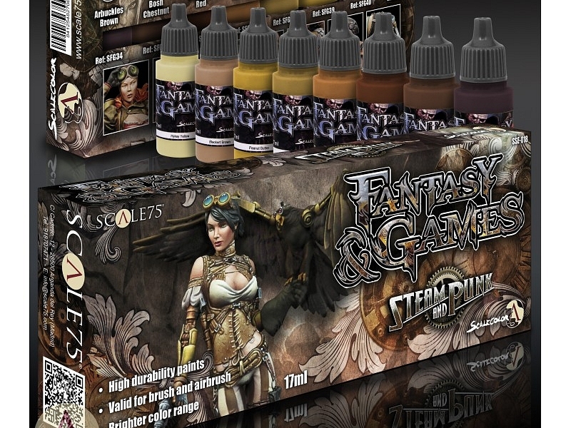 STEAM AND PUNK PAINT SET
