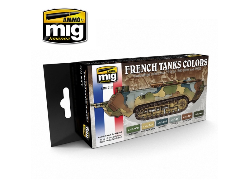I WW &II WW French camouflage colors